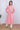 Pink Dobby South Cotton Women Long Kurta Long Sleeves (WLKLS052329) - Cotton Cottage (2)
