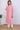 Pink Dobby South Cotton Women Long Kurta Long Sleeves (WLKLS052329) - Cotton Cottage (3)