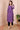 Purple Dhabu Chanderi Silk Women Long Kurta Long Sleeves (WLKLS082346) - Cotton Cottage (3)