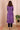 Purple Dhabu Chanderi Silk Women Long Kurta Long Sleeves (WLKLS082346) - Cotton Cottage (4)